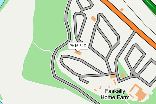 PH16 5LD map - OS OpenMap – Local (Ordnance Survey)