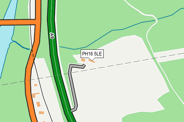 PH16 5LE map - OS OpenMap – Local (Ordnance Survey)
