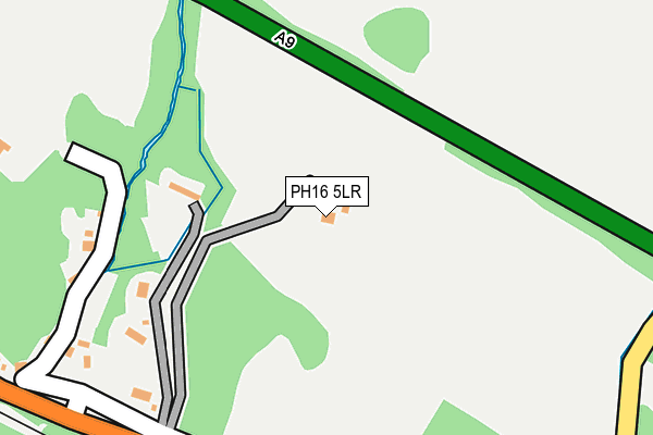 PH16 5LR map - OS OpenMap – Local (Ordnance Survey)