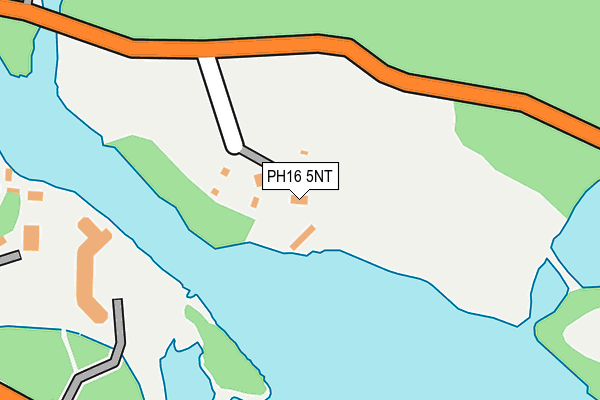 PH16 5NT map - OS OpenMap – Local (Ordnance Survey)