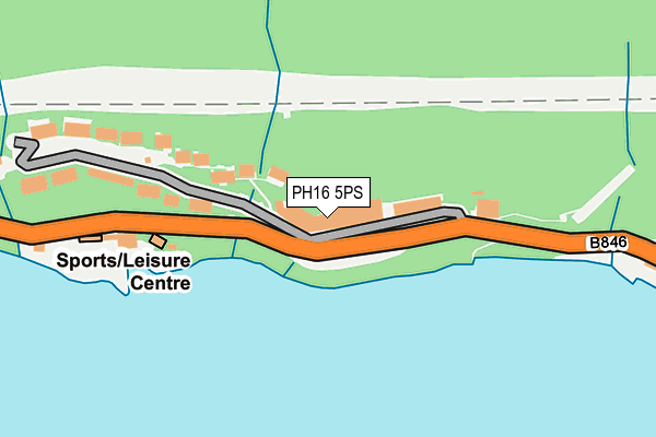 PH16 5PS map - OS OpenMap – Local (Ordnance Survey)
