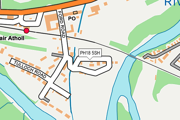 PH18 5SH map - OS OpenMap – Local (Ordnance Survey)