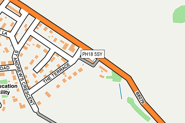 PH18 5SY map - OS OpenMap – Local (Ordnance Survey)