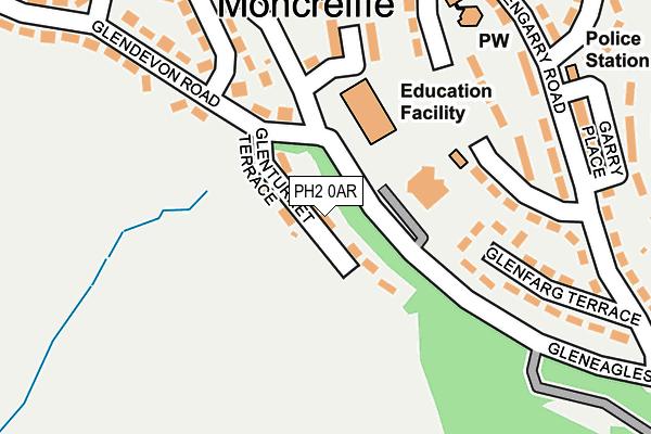 PH2 0AR map - OS OpenMap – Local (Ordnance Survey)