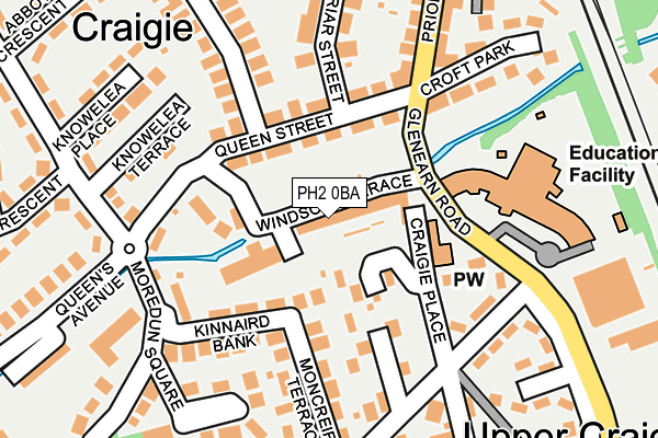 PH2 0BA map - OS OpenMap – Local (Ordnance Survey)