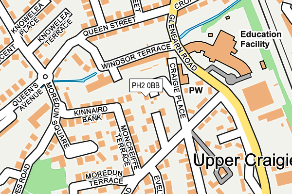 PH2 0BB map - OS OpenMap – Local (Ordnance Survey)