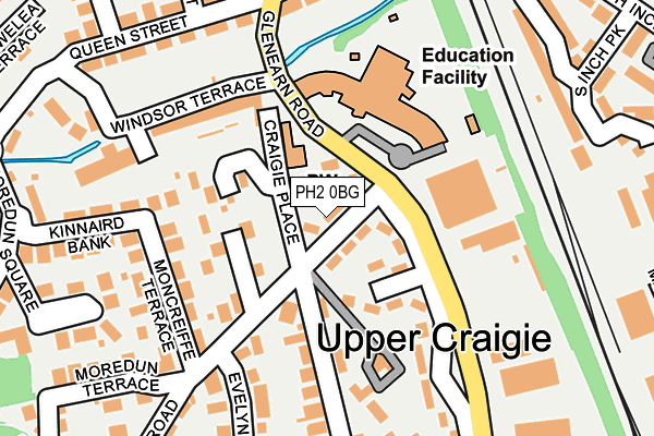 PH2 0BG map - OS OpenMap – Local (Ordnance Survey)