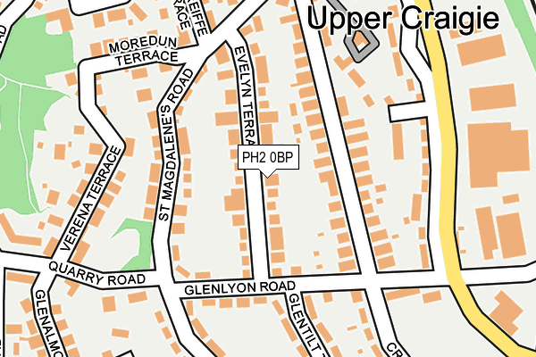 PH2 0BP map - OS OpenMap – Local (Ordnance Survey)