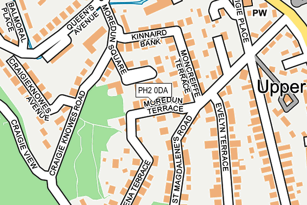 PH2 0DA map - OS OpenMap – Local (Ordnance Survey)