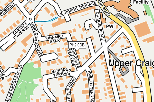 PH2 0DB map - OS OpenMap – Local (Ordnance Survey)
