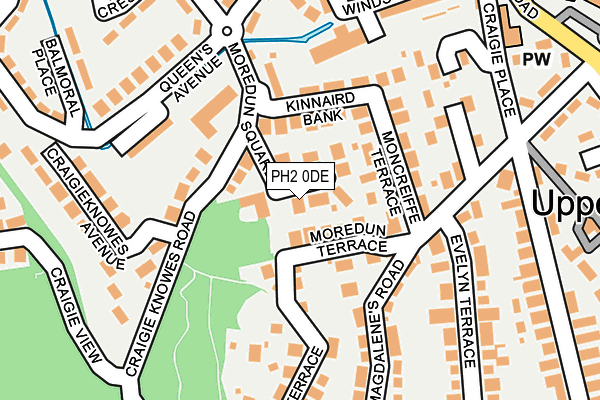 PH2 0DE map - OS OpenMap – Local (Ordnance Survey)