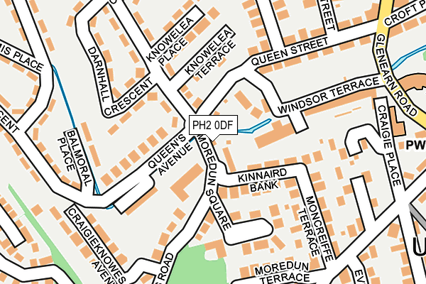 PH2 0DF map - OS OpenMap – Local (Ordnance Survey)