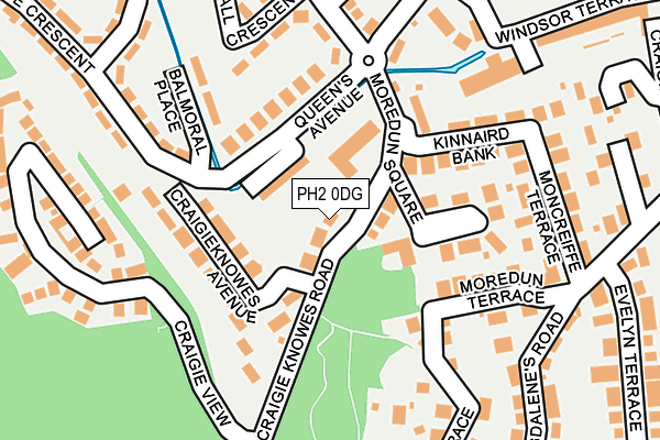 PH2 0DG map - OS OpenMap – Local (Ordnance Survey)