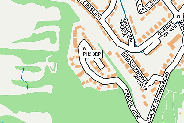 PH2 0DP map - OS OpenMap – Local (Ordnance Survey)