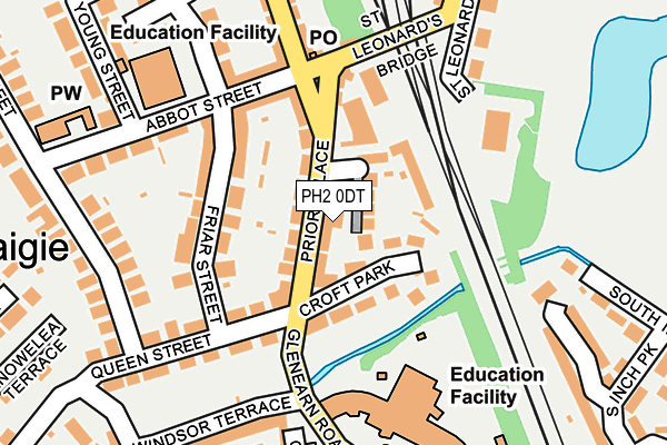 PH2 0DT map - OS OpenMap – Local (Ordnance Survey)