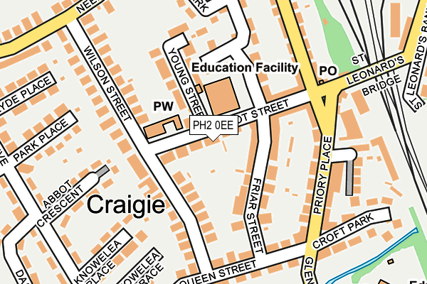 PH2 0EE map - OS OpenMap – Local (Ordnance Survey)