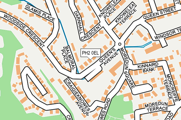 PH2 0EL map - OS OpenMap – Local (Ordnance Survey)