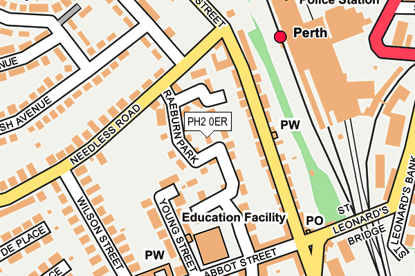 PH2 0ER map - OS OpenMap – Local (Ordnance Survey)