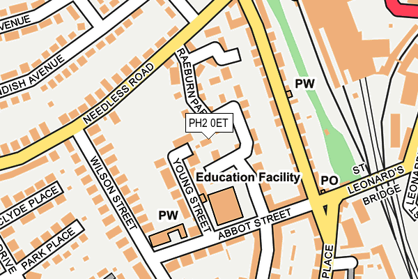 PH2 0ET map - OS OpenMap – Local (Ordnance Survey)