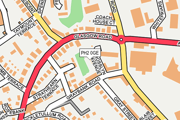 PH2 0GE map - OS OpenMap – Local (Ordnance Survey)