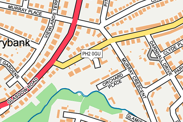 PH2 0GU map - OS OpenMap – Local (Ordnance Survey)