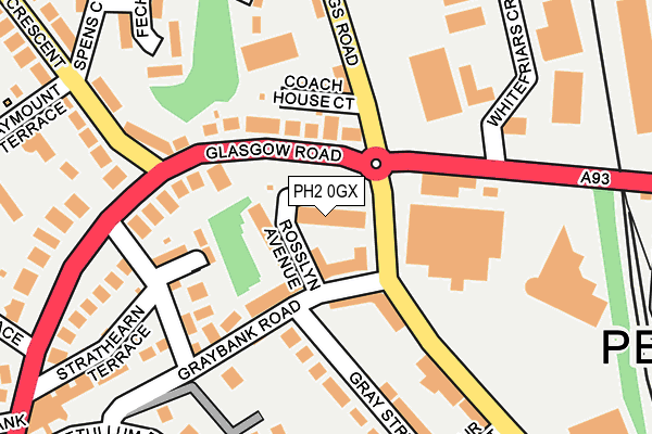 PH2 0GX map - OS OpenMap – Local (Ordnance Survey)