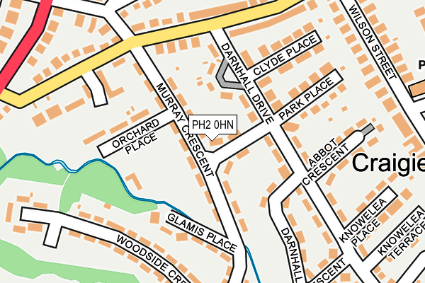 PH2 0HN map - OS OpenMap – Local (Ordnance Survey)