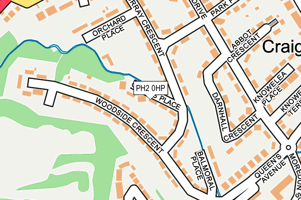 PH2 0HP map - OS OpenMap – Local (Ordnance Survey)