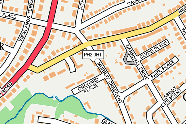 PH2 0HT map - OS OpenMap – Local (Ordnance Survey)