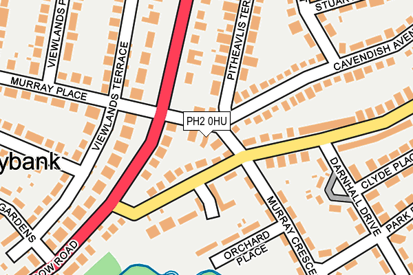 PH2 0HU map - OS OpenMap – Local (Ordnance Survey)