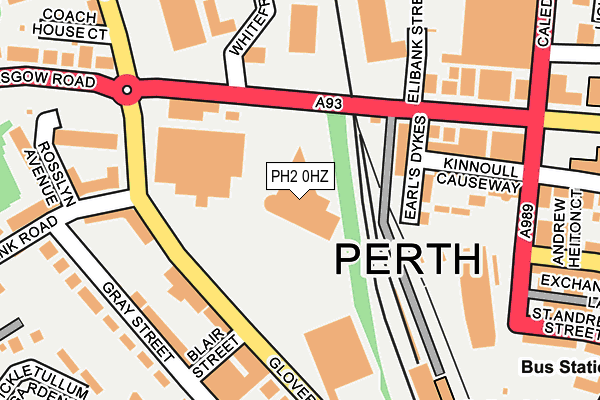 PH2 0HZ map - OS OpenMap – Local (Ordnance Survey)