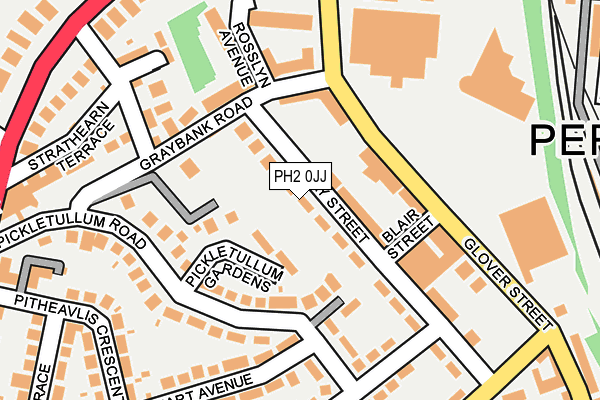 PH2 0JJ map - OS OpenMap – Local (Ordnance Survey)