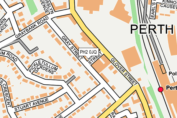 PH2 0JQ map - OS OpenMap – Local (Ordnance Survey)
