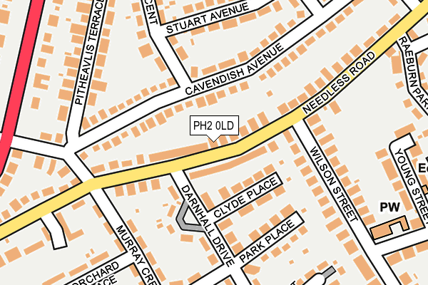 PH2 0LD map - OS OpenMap – Local (Ordnance Survey)