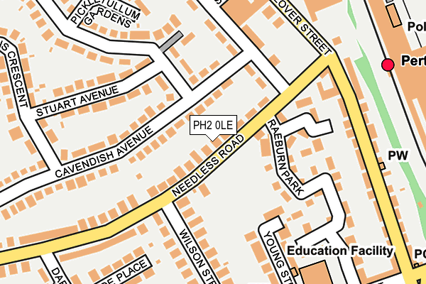 PH2 0LE map - OS OpenMap – Local (Ordnance Survey)