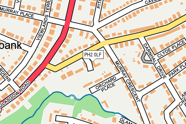 PH2 0LF map - OS OpenMap – Local (Ordnance Survey)