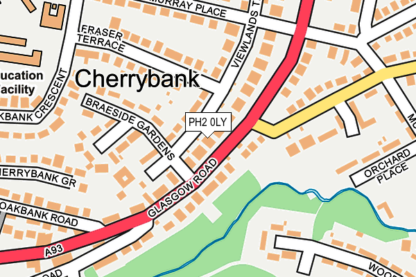 PH2 0LY map - OS OpenMap – Local (Ordnance Survey)