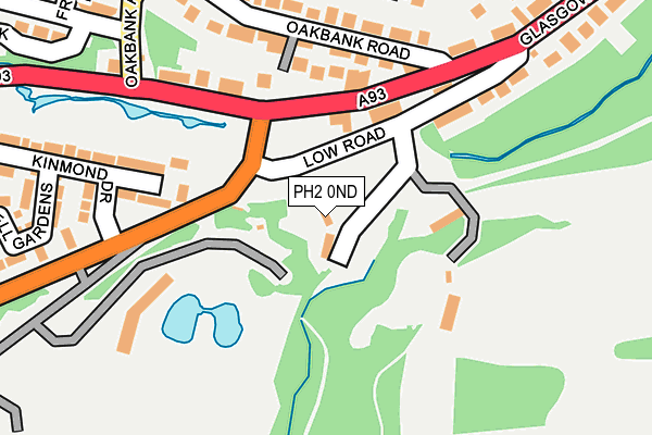 PH2 0ND map - OS OpenMap – Local (Ordnance Survey)