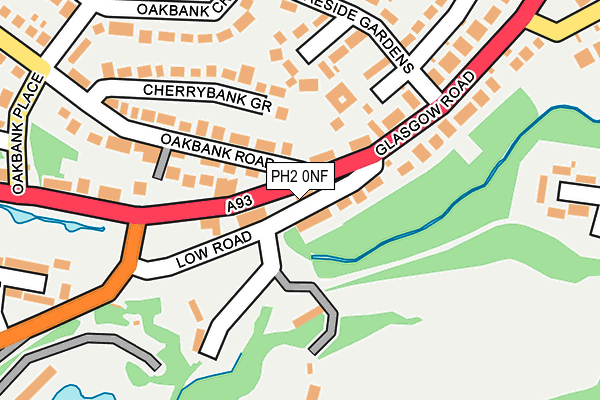 PH2 0NF map - OS OpenMap – Local (Ordnance Survey)