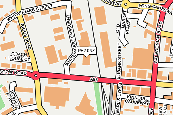 PH2 0NZ map - OS OpenMap – Local (Ordnance Survey)