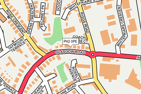 PH2 0PE map - OS OpenMap – Local (Ordnance Survey)