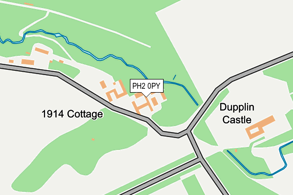 PH2 0PY map - OS OpenMap – Local (Ordnance Survey)
