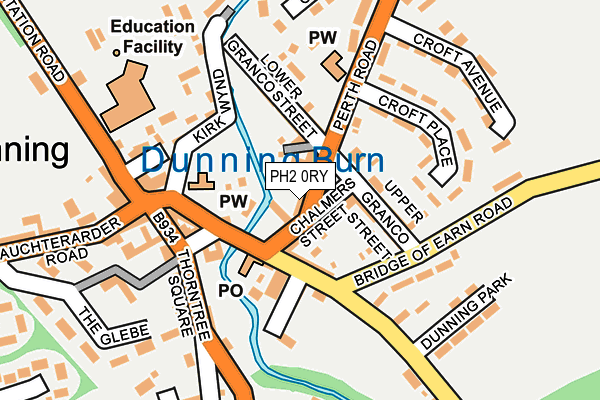 PH2 0RY map - OS OpenMap – Local (Ordnance Survey)