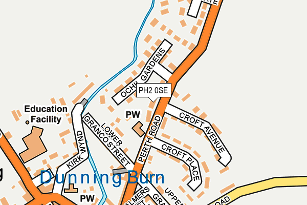 PH2 0SE map - OS OpenMap – Local (Ordnance Survey)