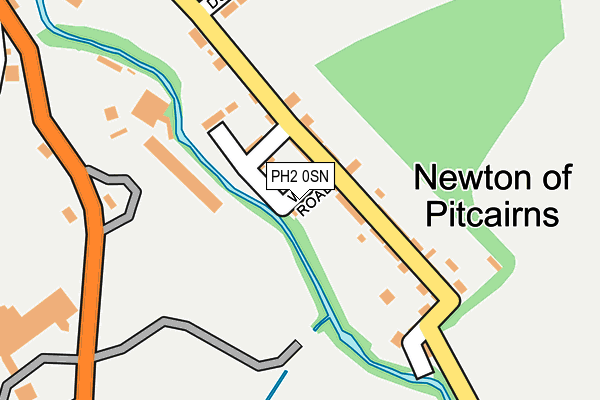 PH2 0SN map - OS OpenMap – Local (Ordnance Survey)