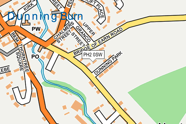 PH2 0SW map - OS OpenMap – Local (Ordnance Survey)