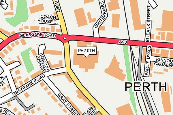 PH2 0TH map - OS OpenMap – Local (Ordnance Survey)