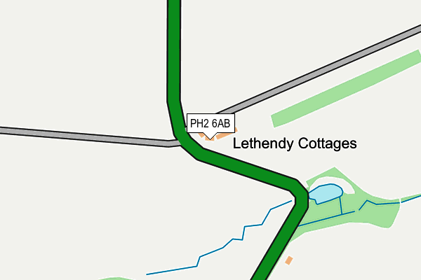 PH2 6AB map - OS OpenMap – Local (Ordnance Survey)