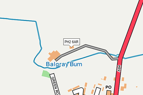 PH2 6AR map - OS OpenMap – Local (Ordnance Survey)
