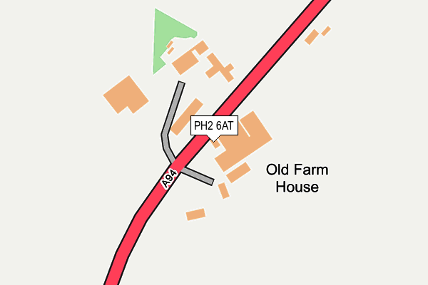 PH2 6AT map - OS OpenMap – Local (Ordnance Survey)